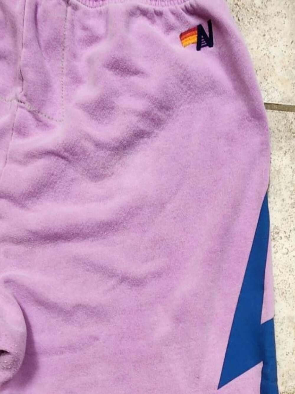 Aviator Nation Governors Ball Purple Graphic Sweatpants XL Made in USA - Picture 5 of 9